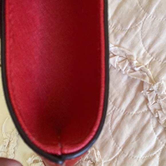 MK Leather Tilda Red Clutch ❤️❤️ NWT - Picture 9 of 10